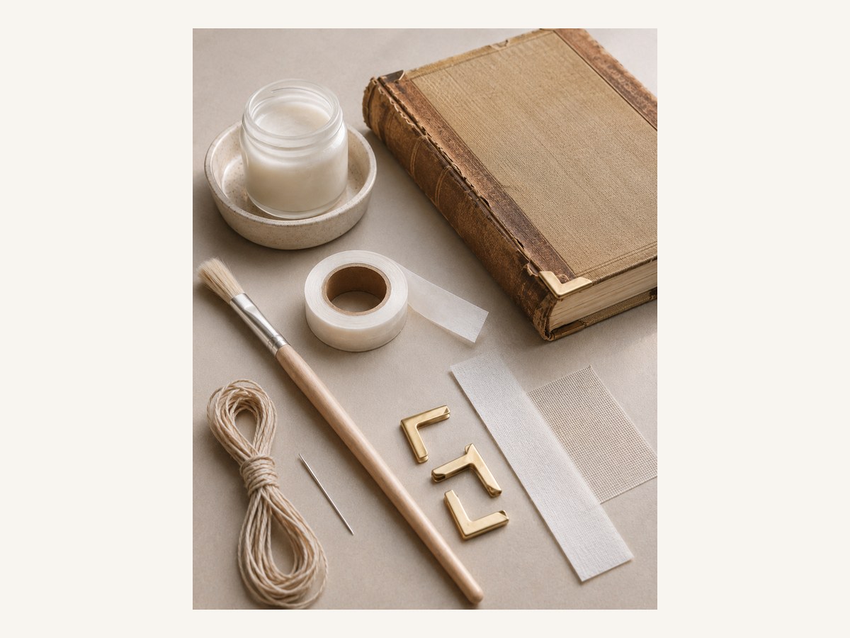 Kit riparazione libri e album package
